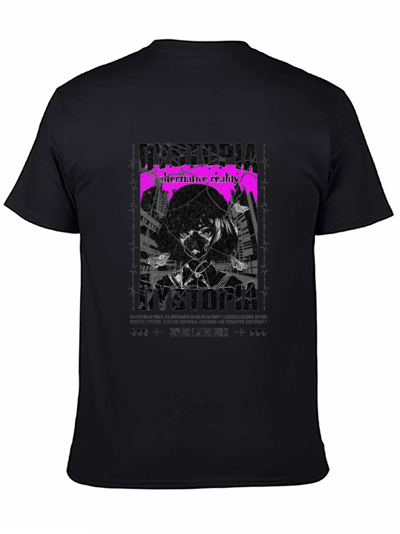 Dystopia Graphic Tee - Alternative Reality T-Shirt