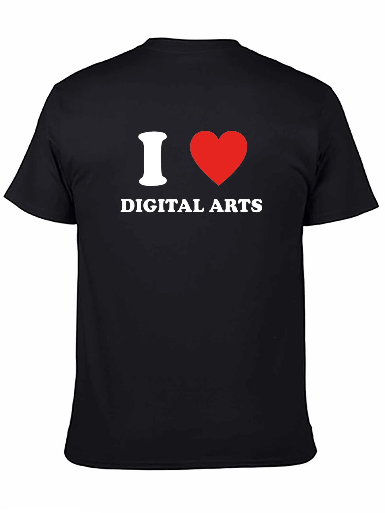 I Heart Digital Arts Black T-Shirt