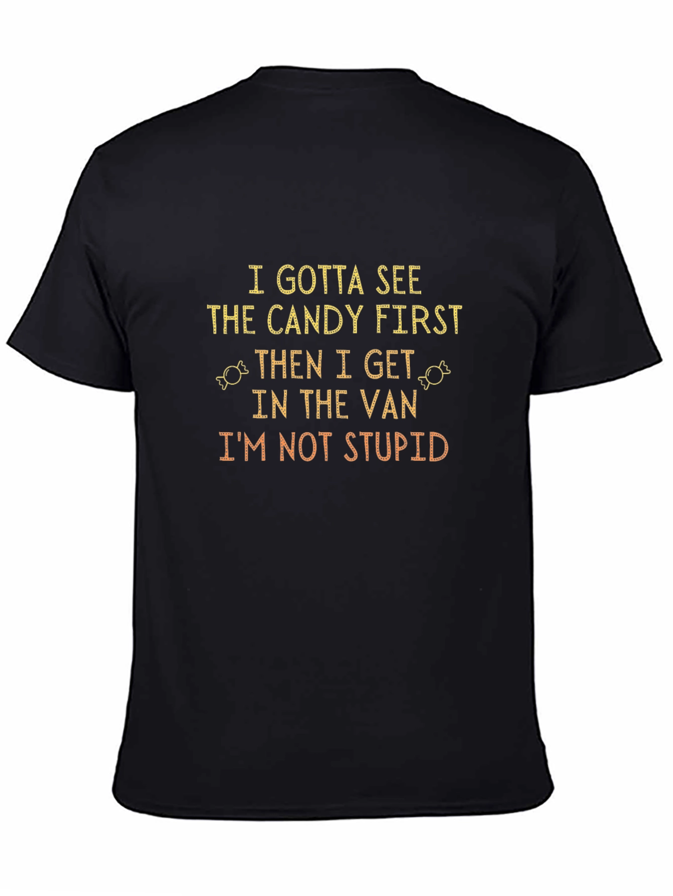 Candy First Van T-Shirt - Funny Novelty Tee