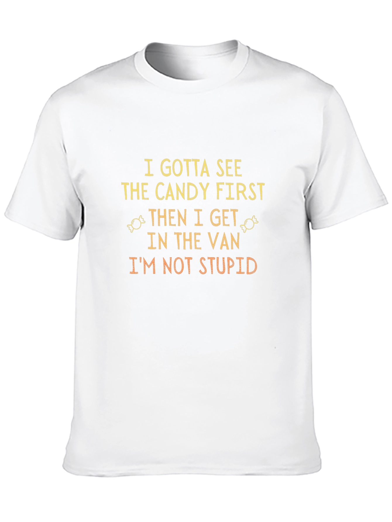 Candy First Van T-Shirt - Funny Novelty Tee