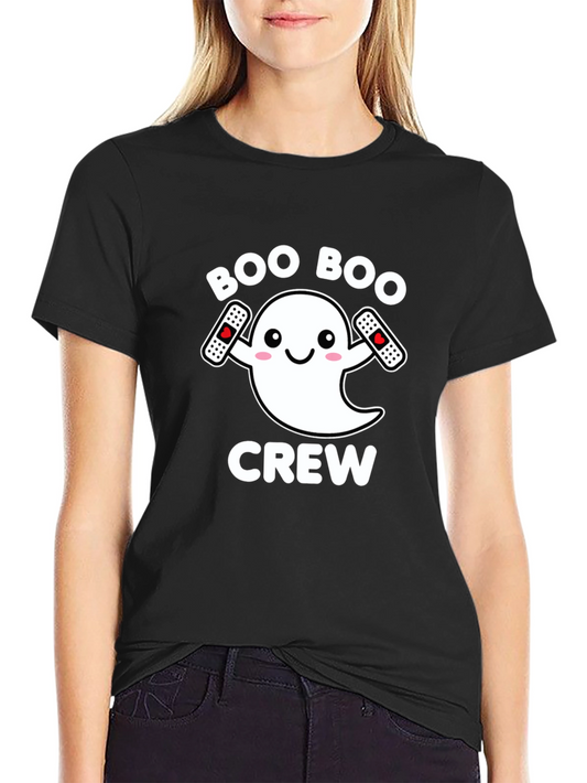 Boo Boo Crew Ghost T-Shirt - Spooky Fun!