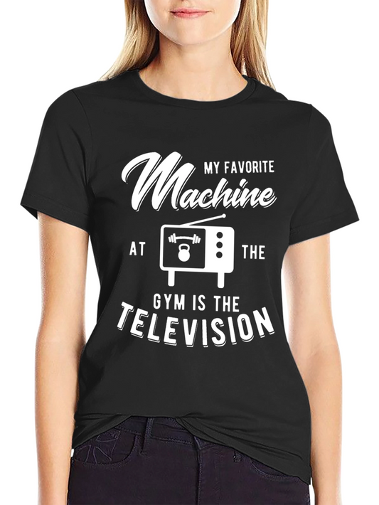 Funny Gym Television T-Shirt