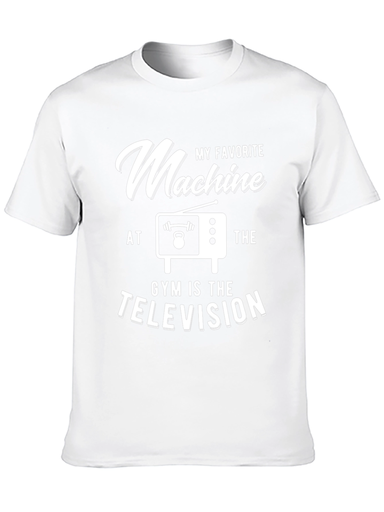 Funny Gym Television T-Shirt