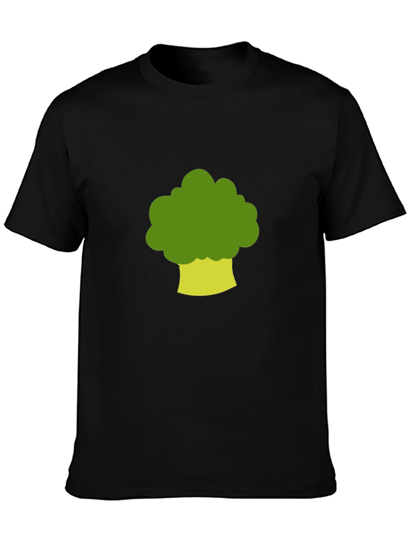 Broccoli Graphic Print Crew Neck T-Shirt