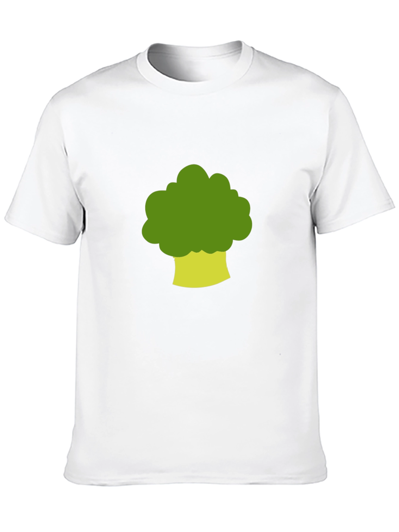 Broccoli Graphic Print Crew Neck T-Shirt