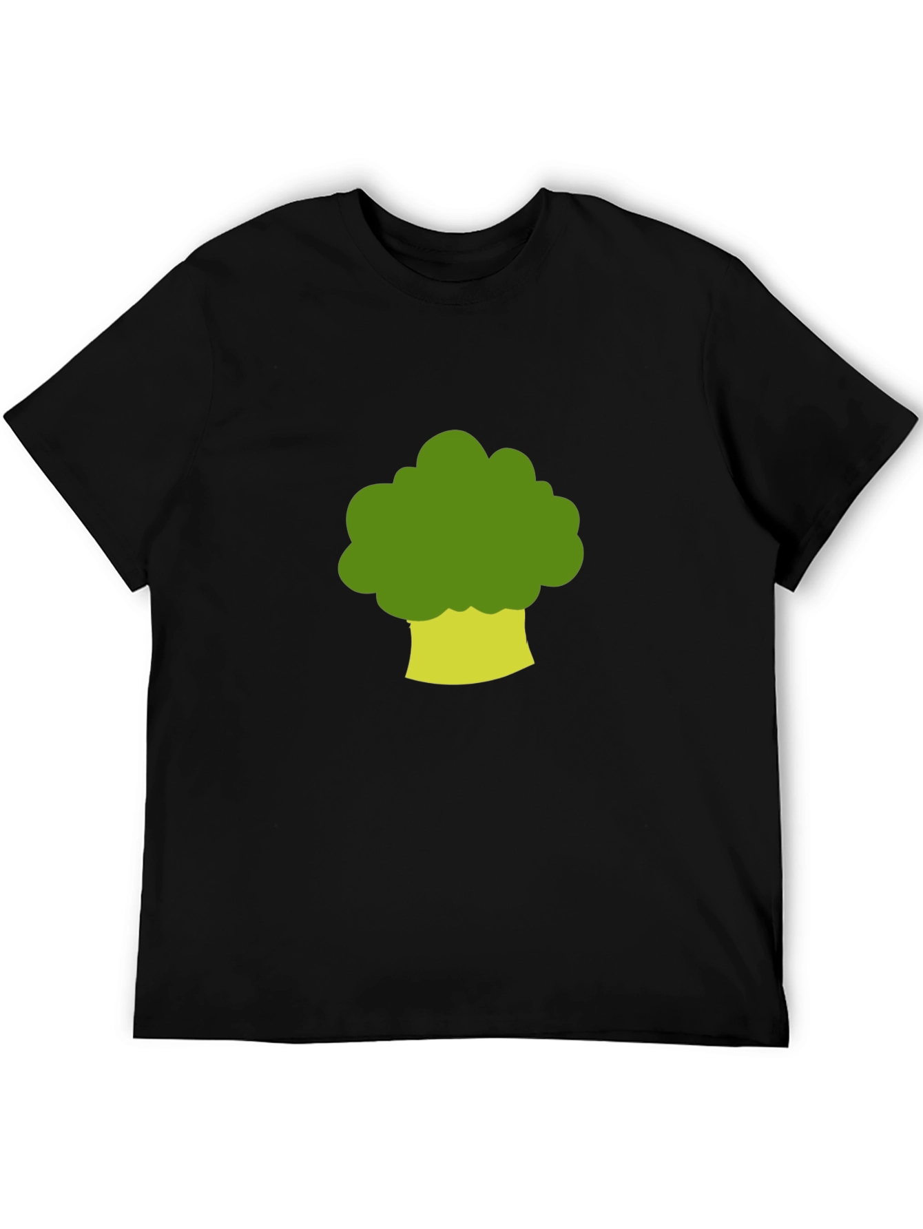 Broccoli Graphic Print Crew Neck T-Shirt