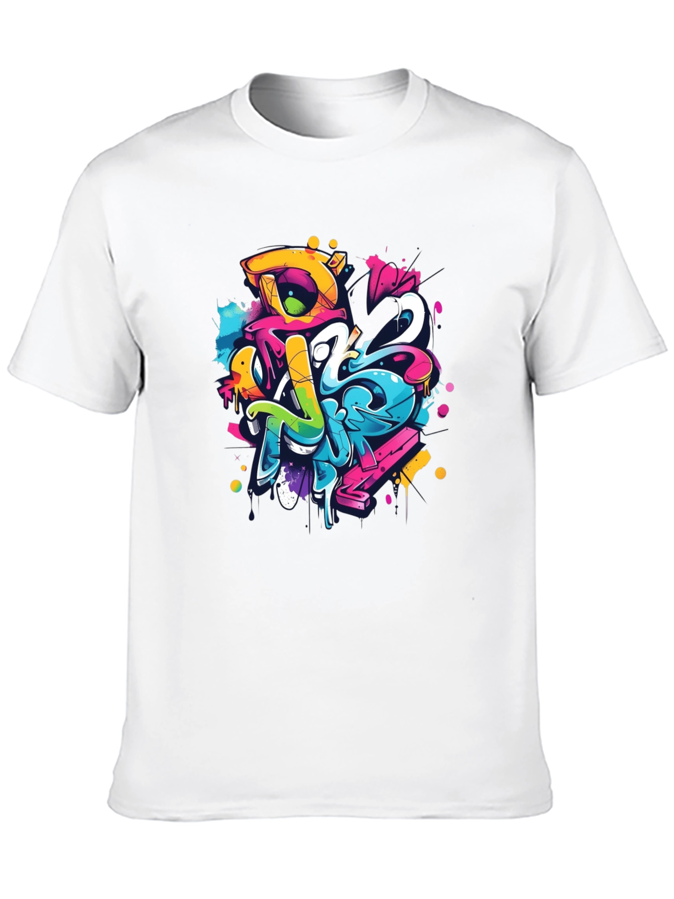 Graffiti Art Black T-Shirt