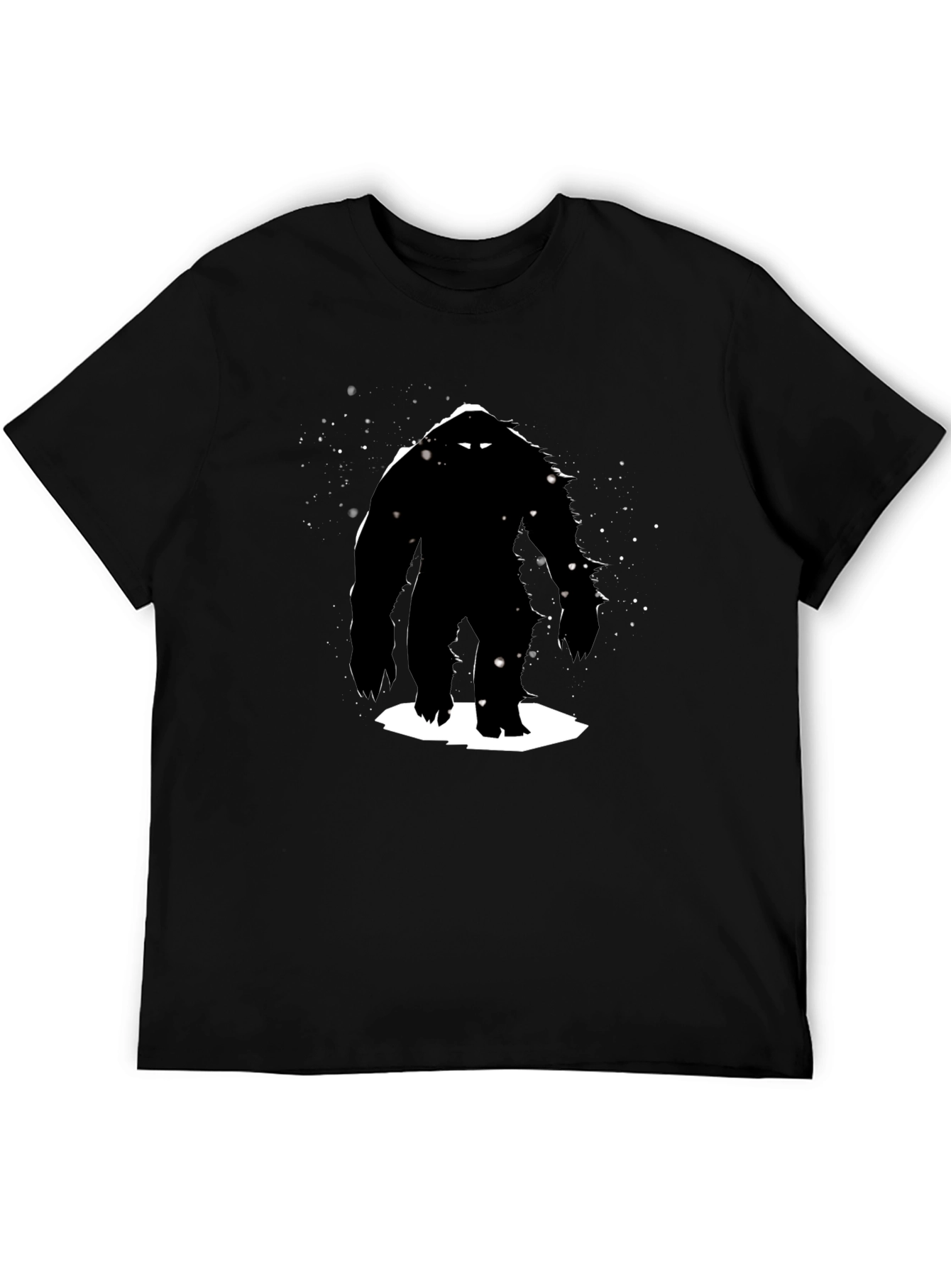 Bigfoot Silhouette Black T-Shirt