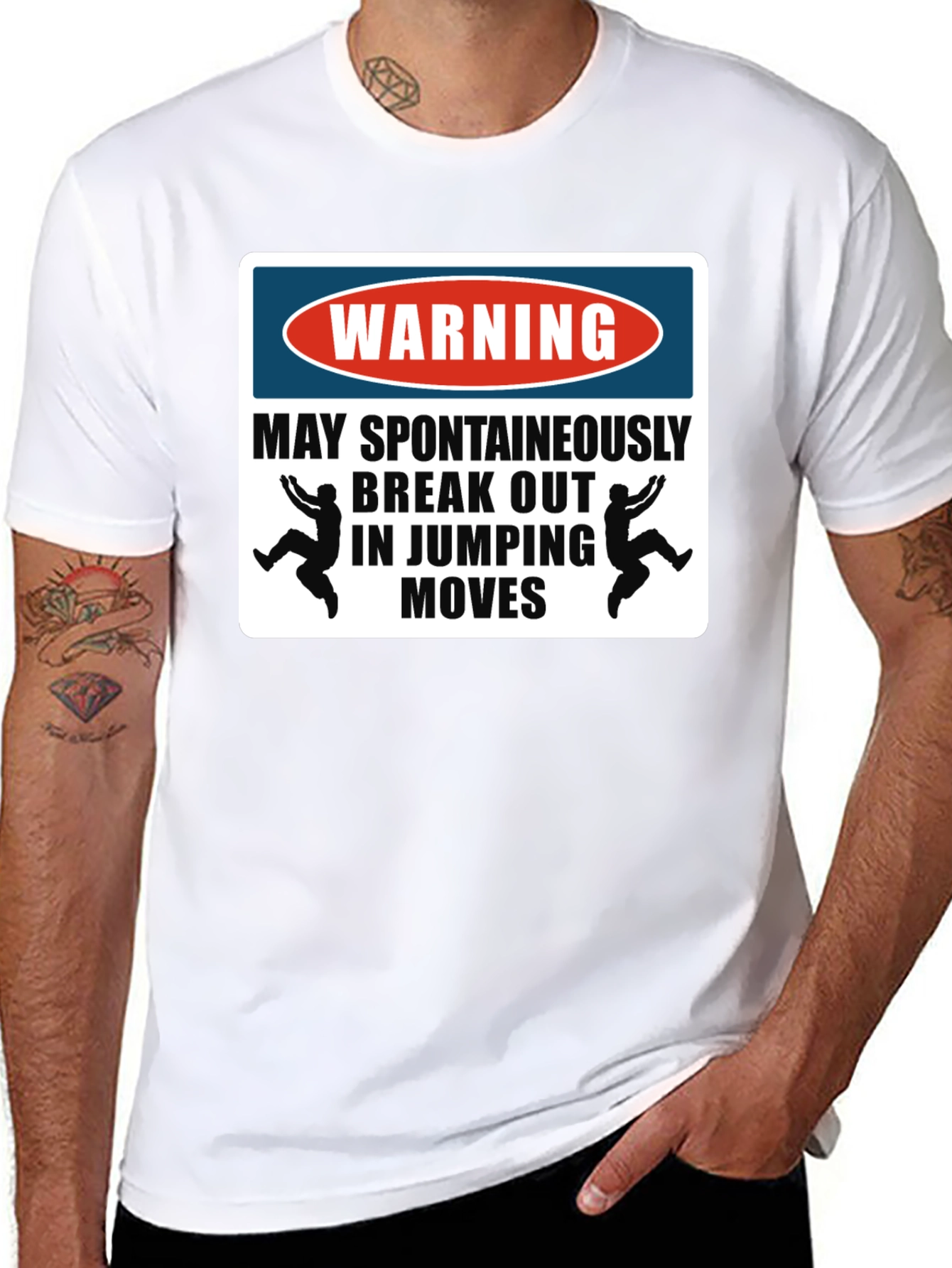 Warning Jumping Moves T-Shirt