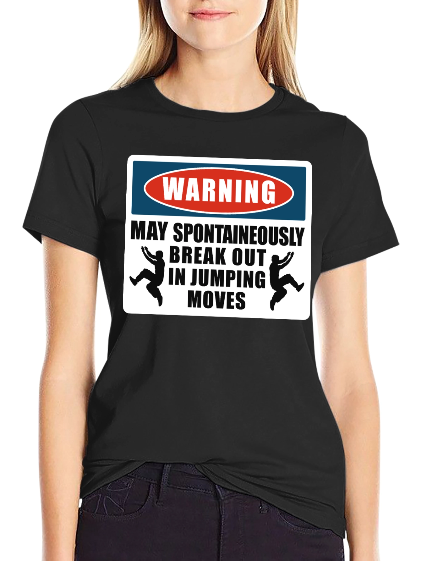 Warning Jumping Moves T-Shirt