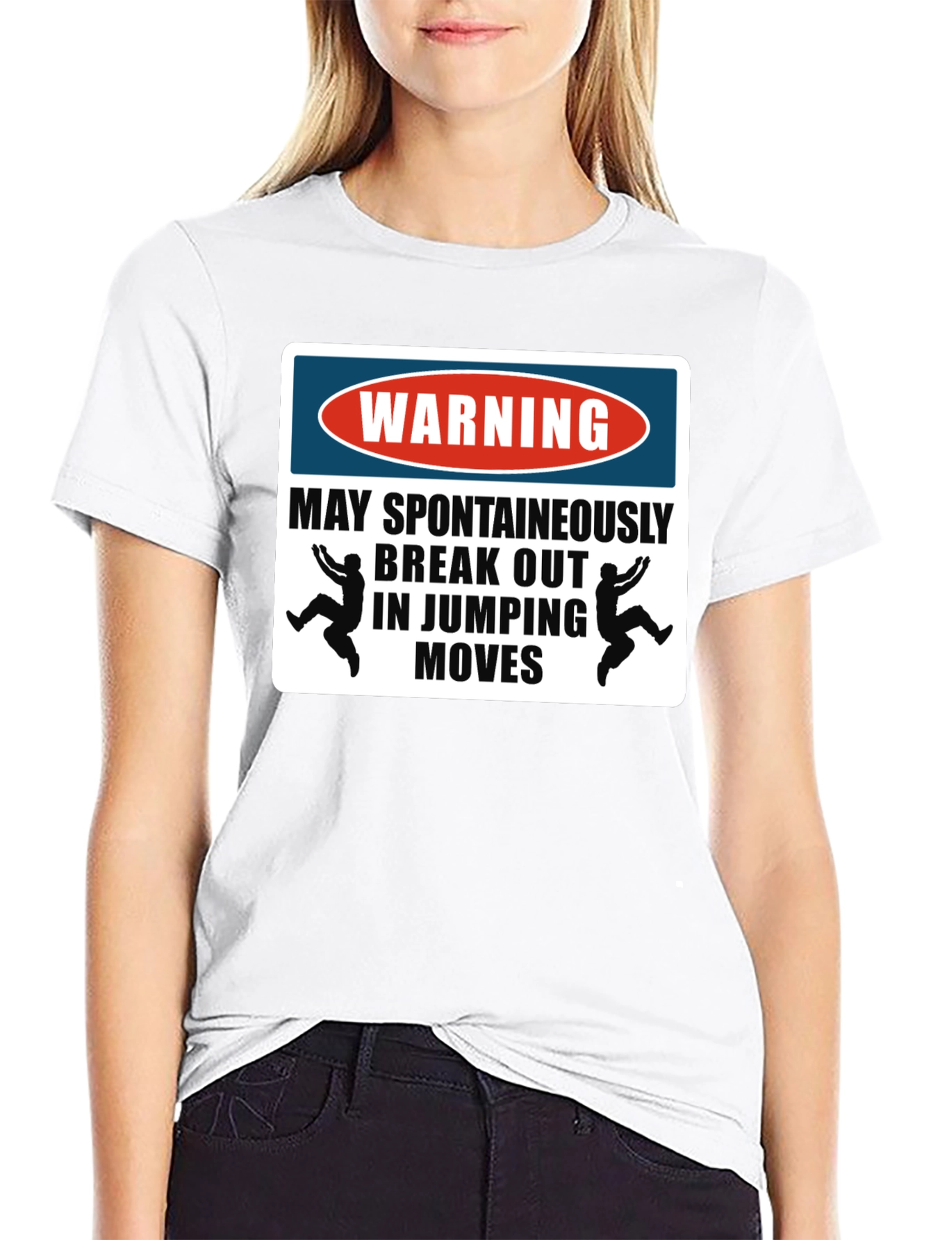 Warning Jumping Moves T-Shirt