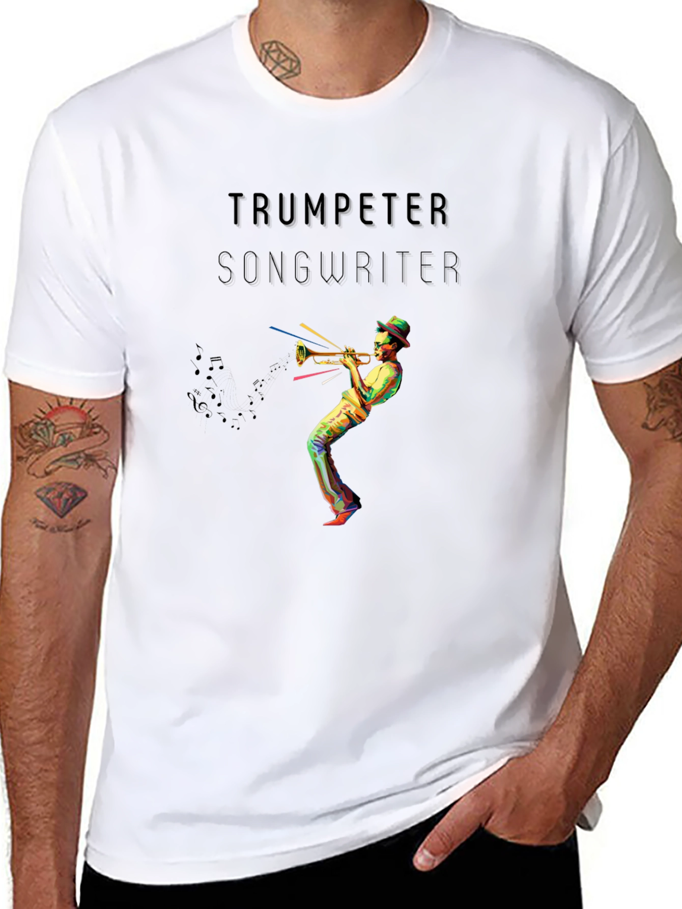 Trumpeter Songwriter Graphic T-Shirt