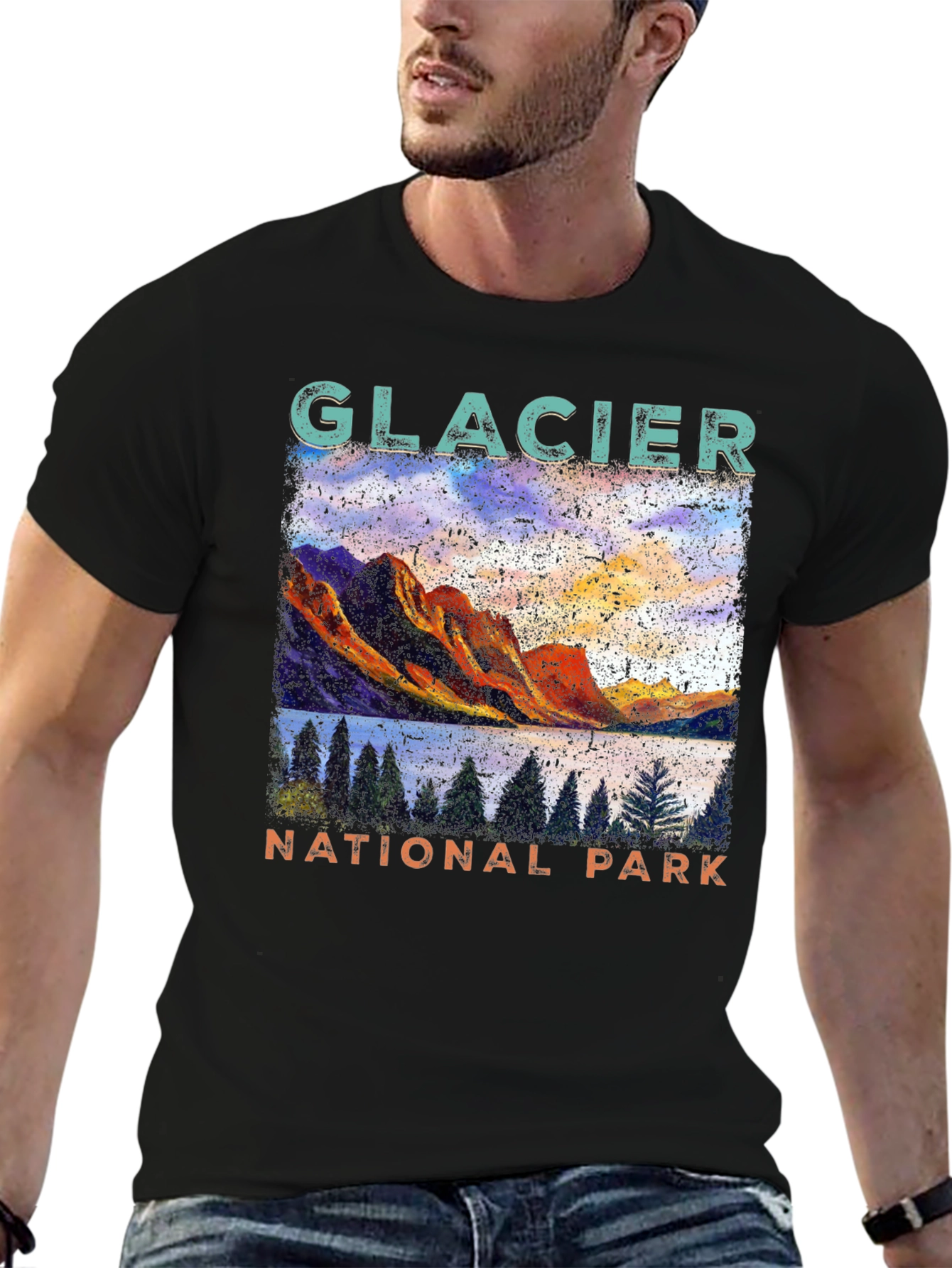 Glacier National Park Graphic Tee