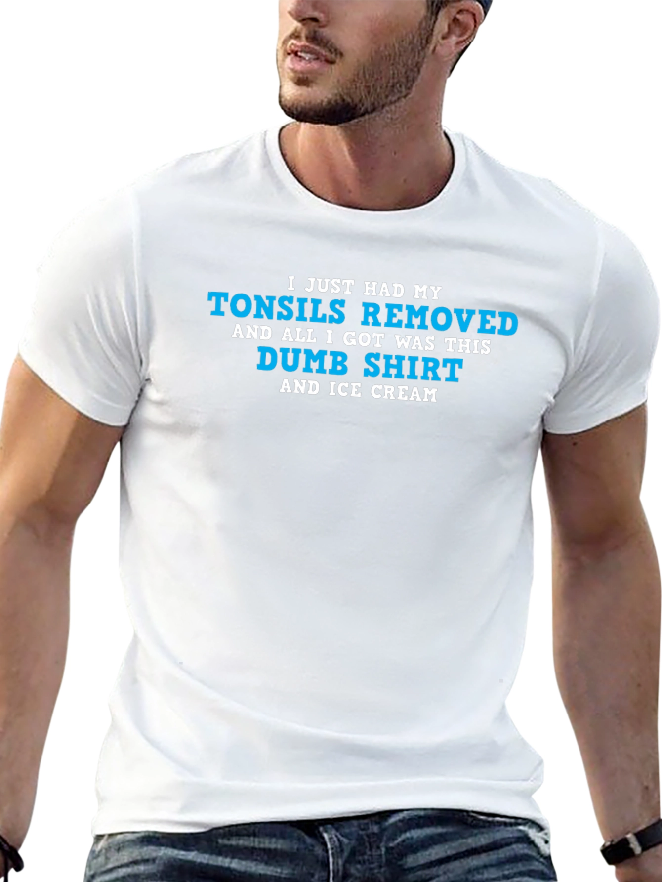 Tonsils Removed Funny Graphic T-Shirt