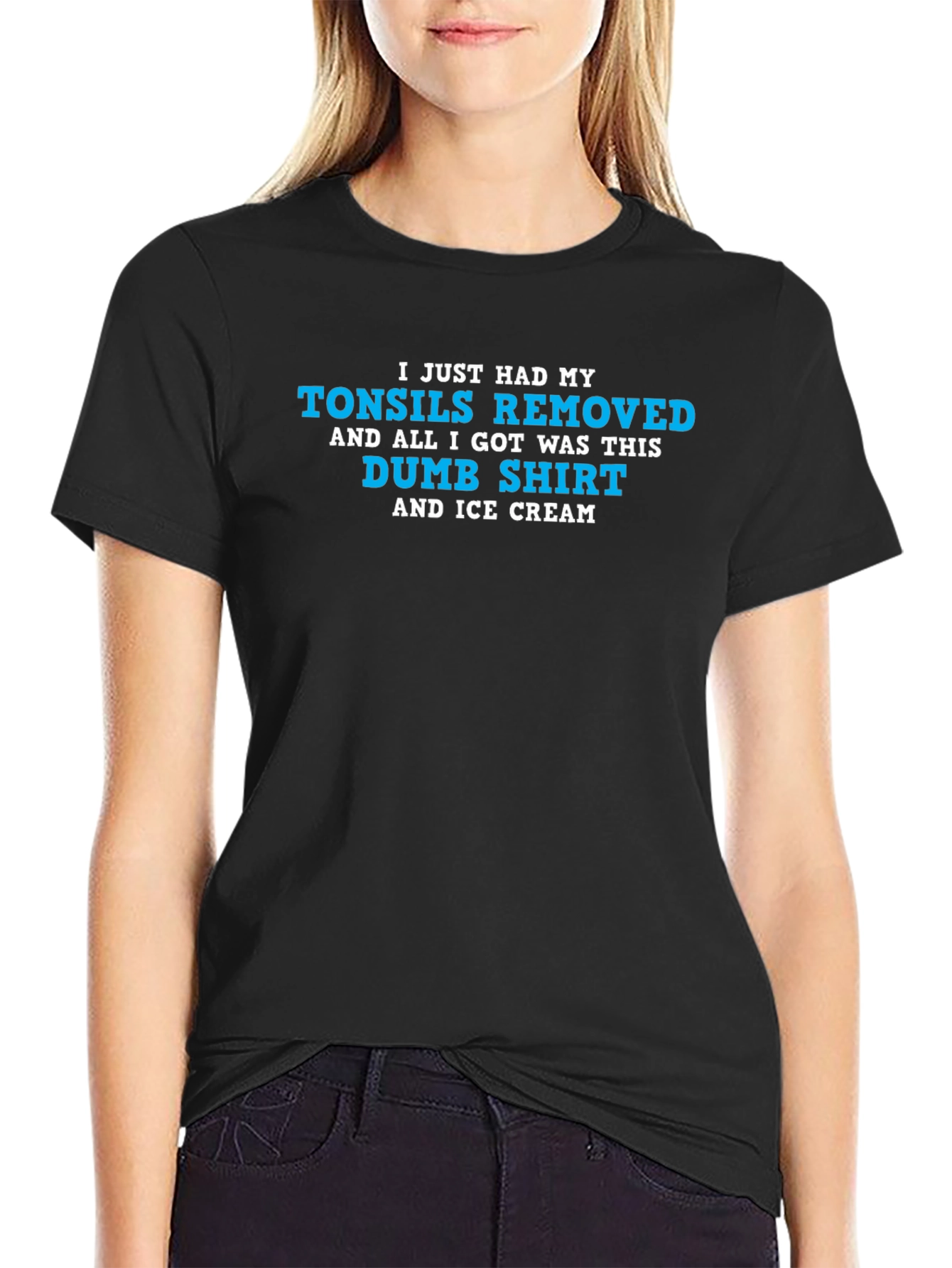 Tonsils Removed Funny Graphic T-Shirt
