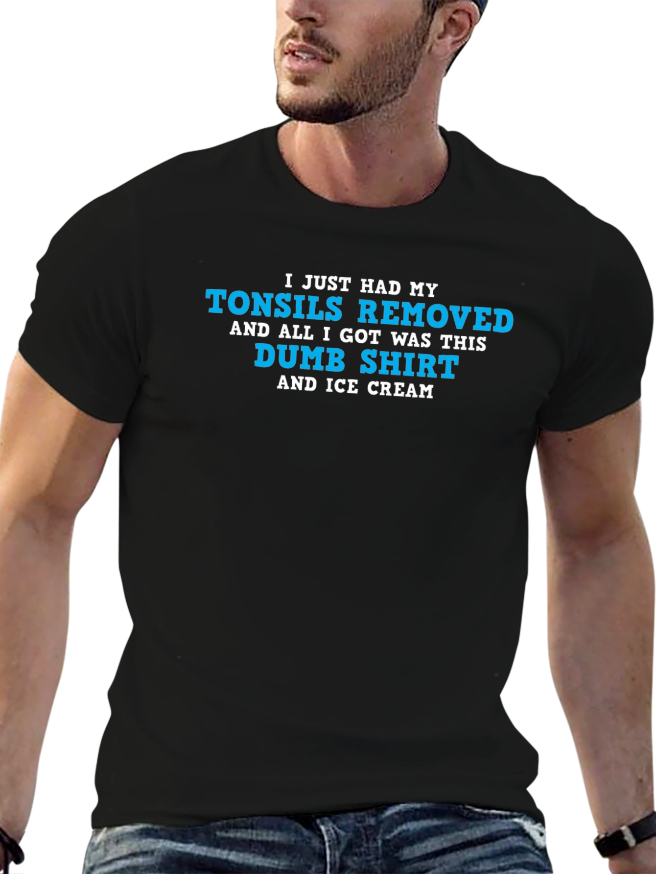 Tonsils Removed Funny Graphic T-Shirt
