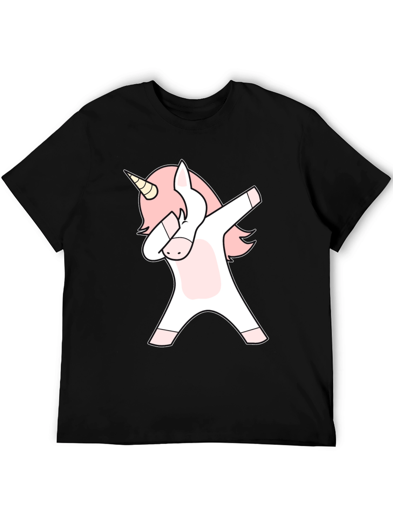 Dabbing Unicorn Graphic T-Shirt