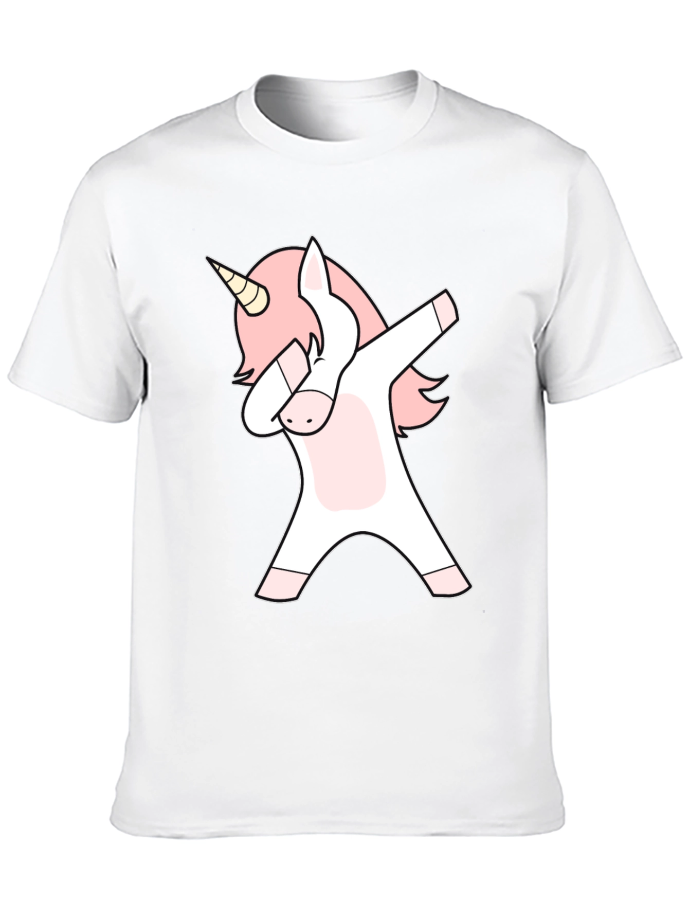 Dabbing Unicorn Graphic T-Shirt