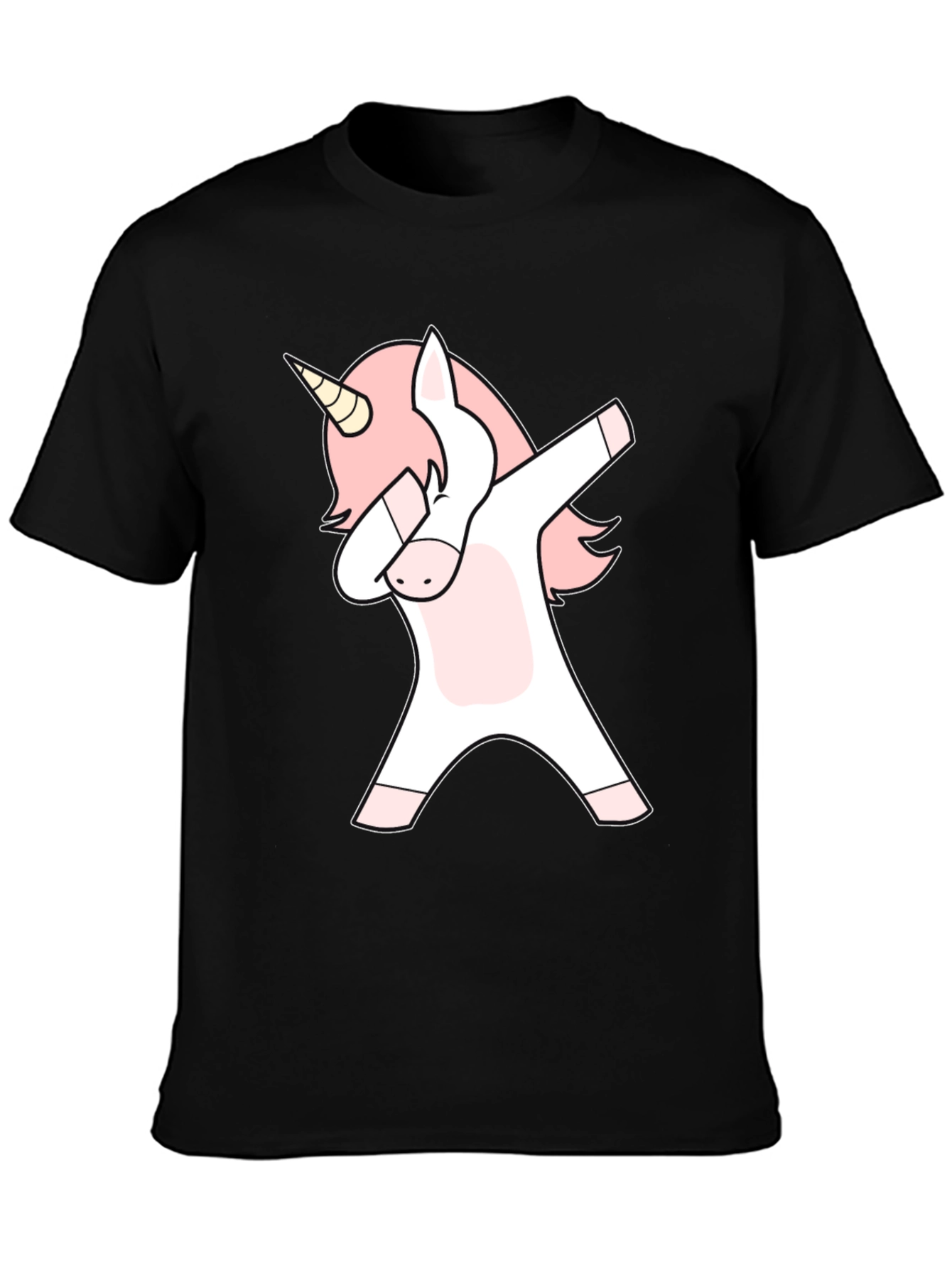 Dabbing Unicorn Graphic T-Shirt