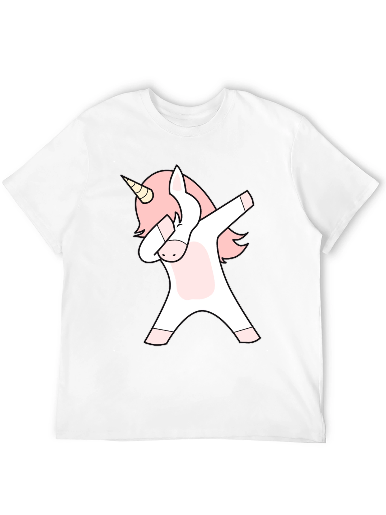 Dabbing Unicorn Graphic T-Shirt