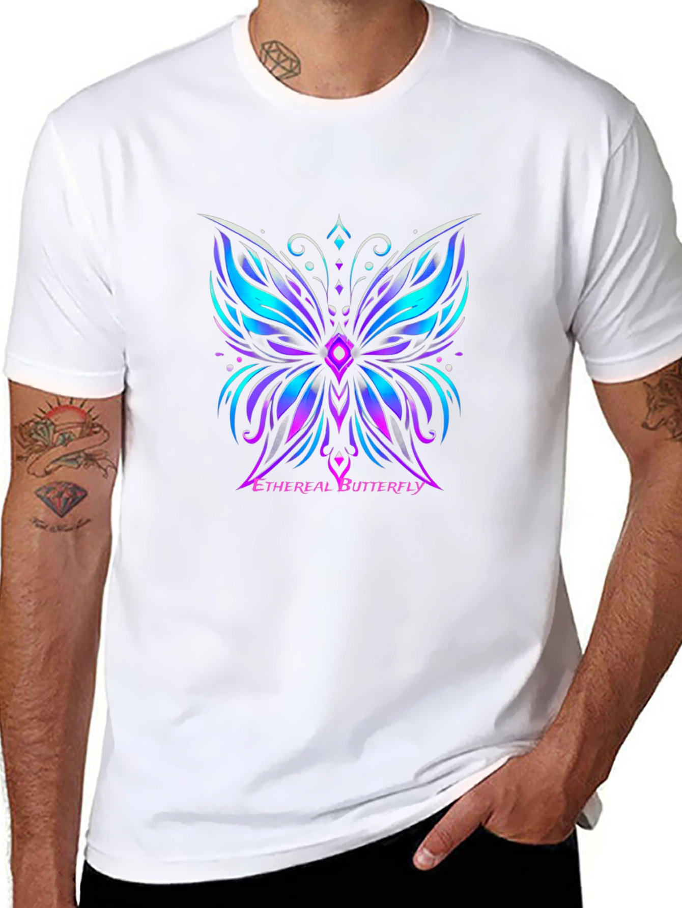 Ethereal Butterfly Graphic T-Shirt