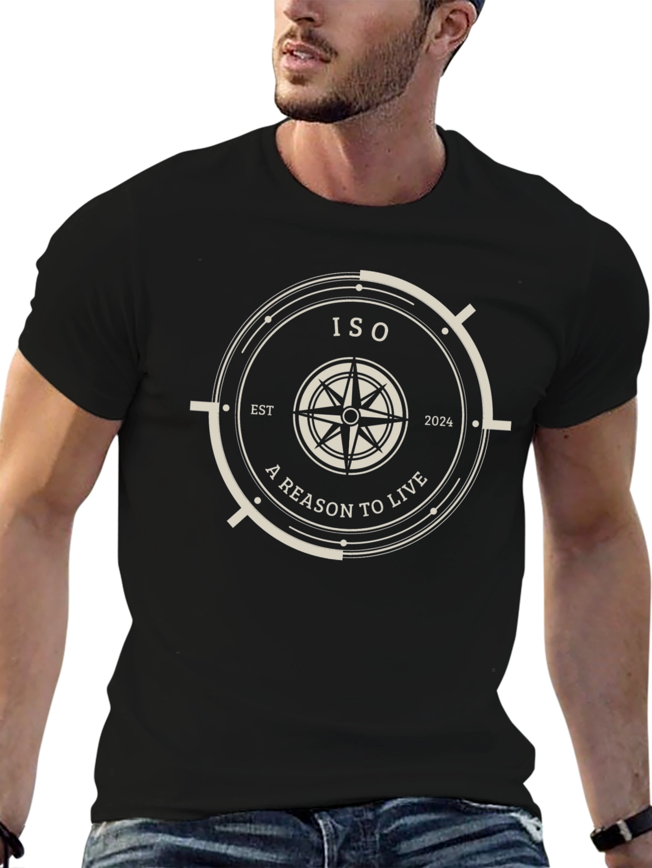 ISO Reason to Live Compass Graphic Tee