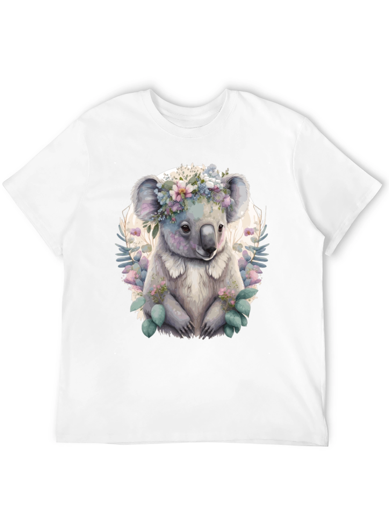 Koala Flower Crown Graphic Tee