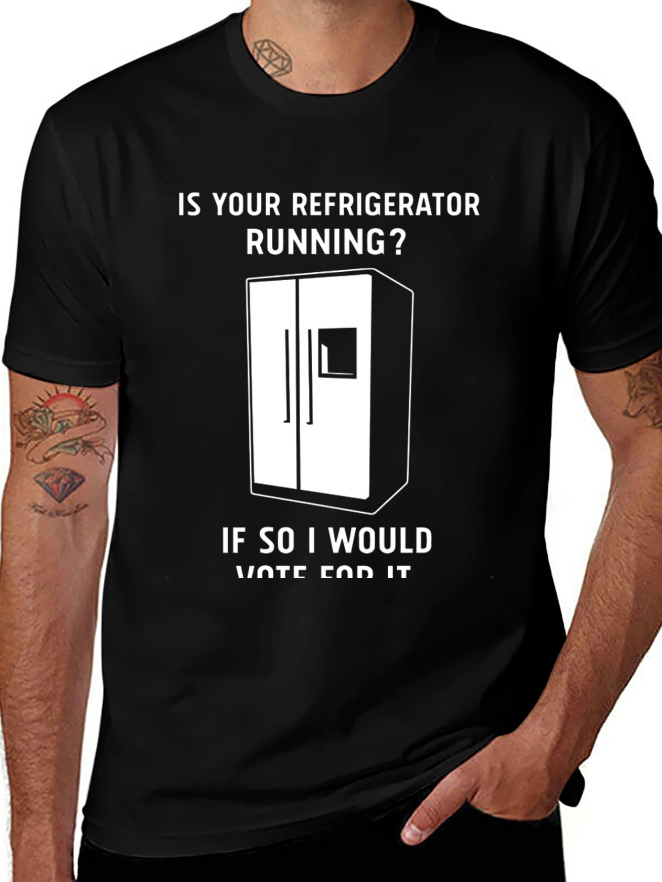 Running Refrigerator Graphic T-Shirt