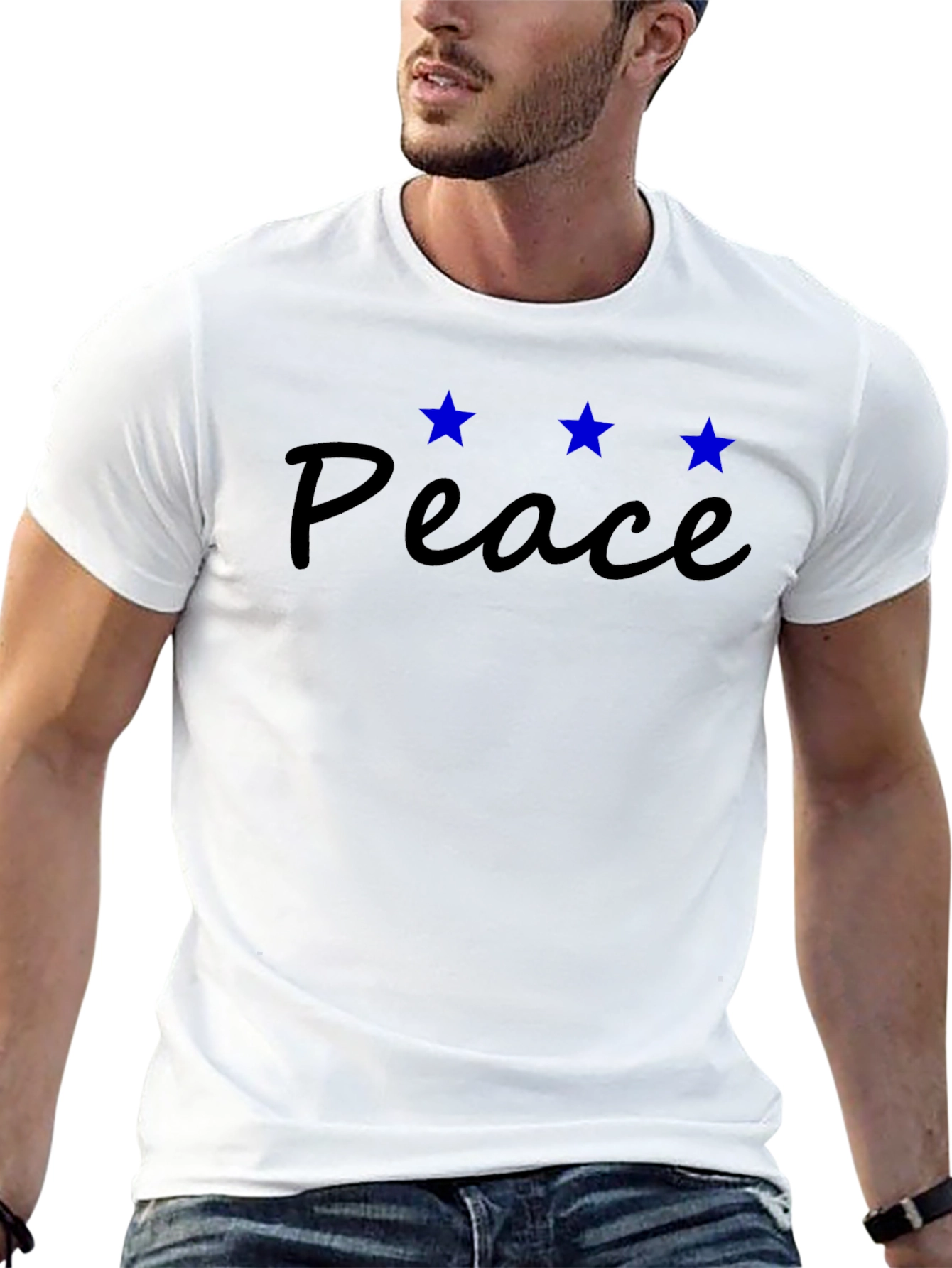 Peace Graphic Tee - Casual Comfort