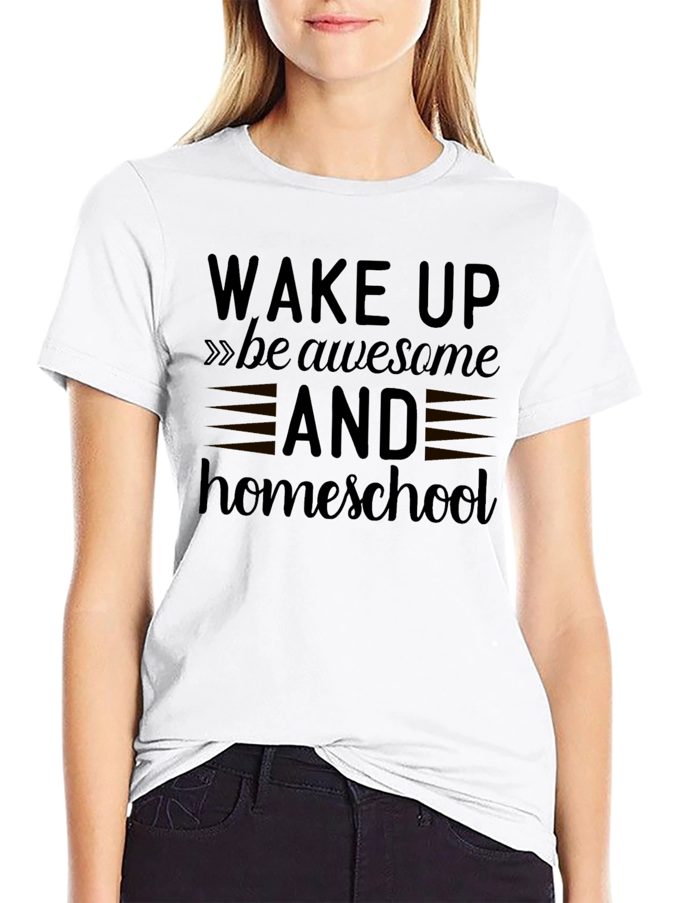 Wake Up Be Awesome Homeschool T-Shirt