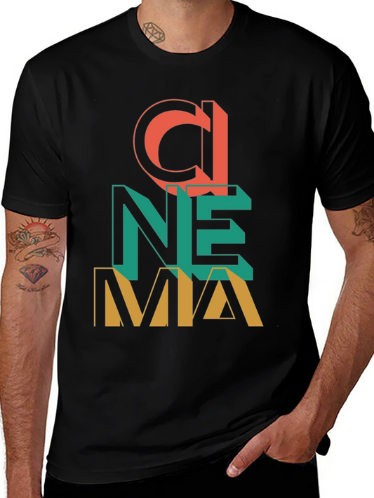 Cinema Graphic T-Shirt - Retro Design