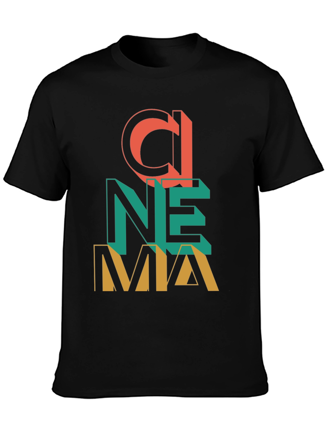 Cinema Graphic T-Shirt - Retro Design