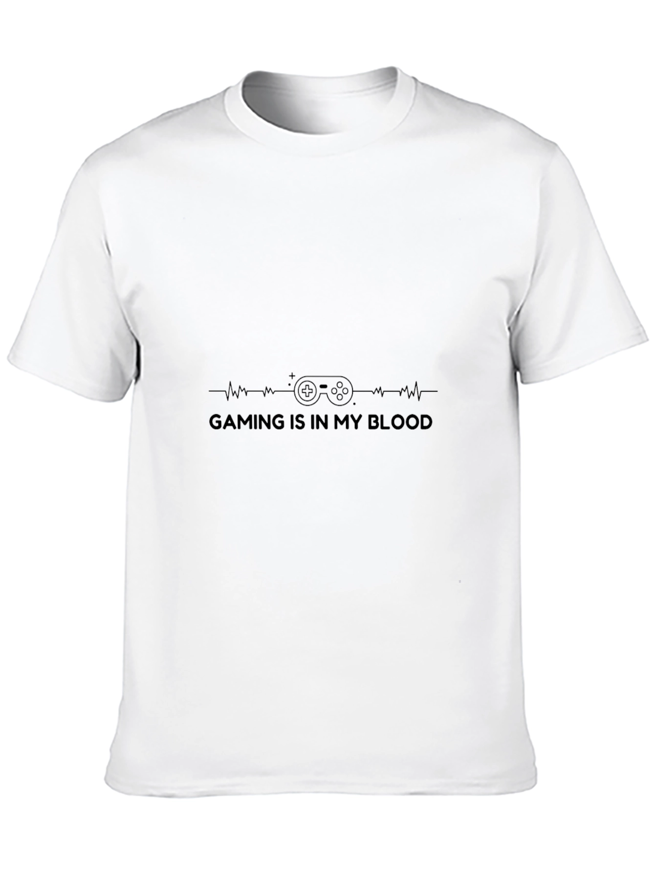 Gaming Is In My Blood Black T-Shirt