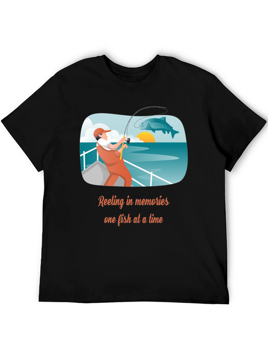 Fishing Memories T-Shirt - Angler Design