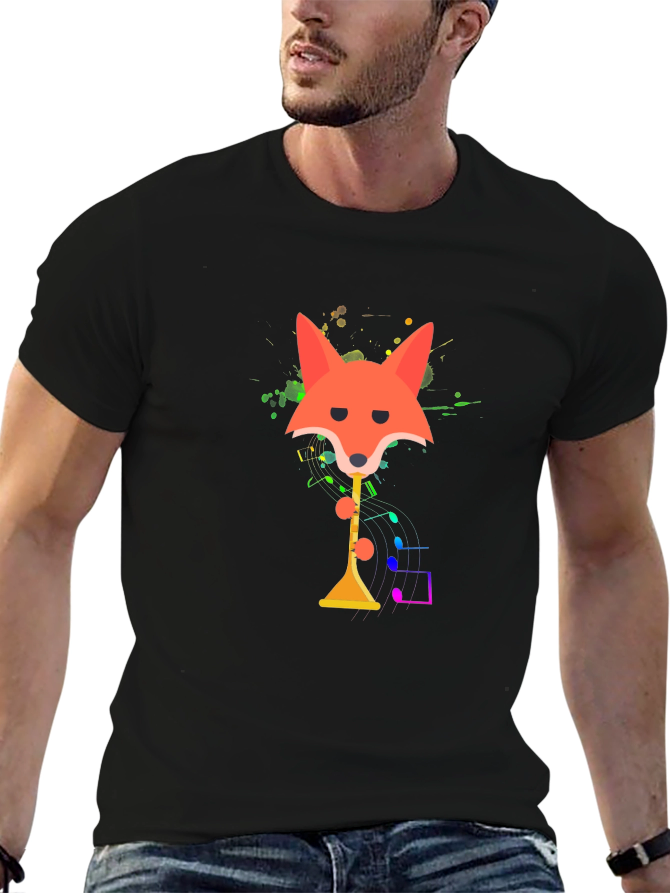 Fox Musician Graphic Tee