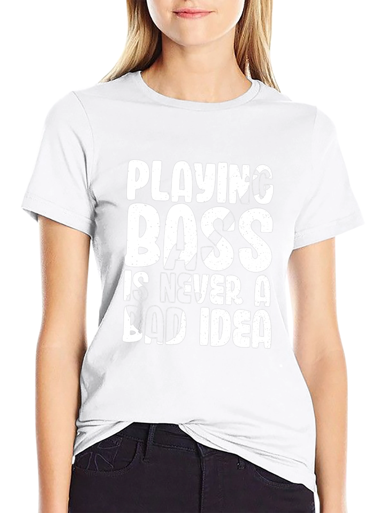 Playing Boss Graphic Tee - Black Cotton T-Shirt