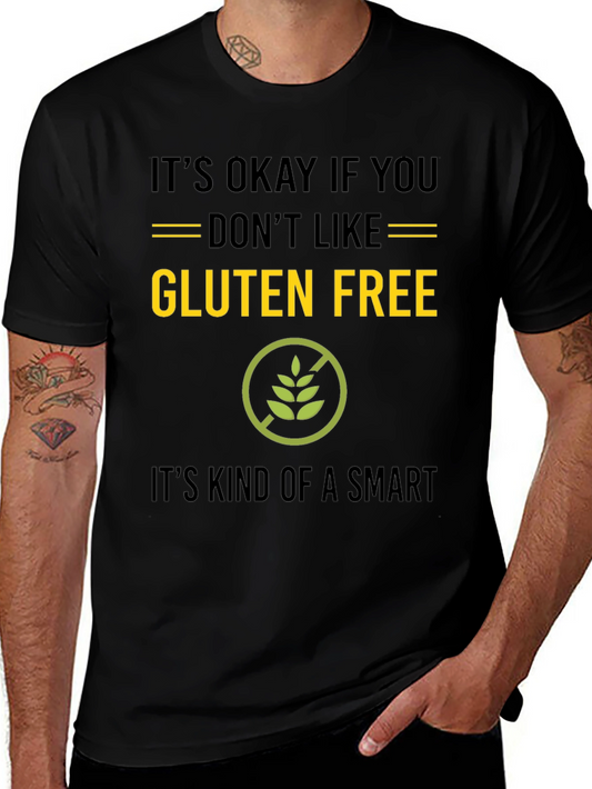 Gluten Free Smart Black T-Shirt