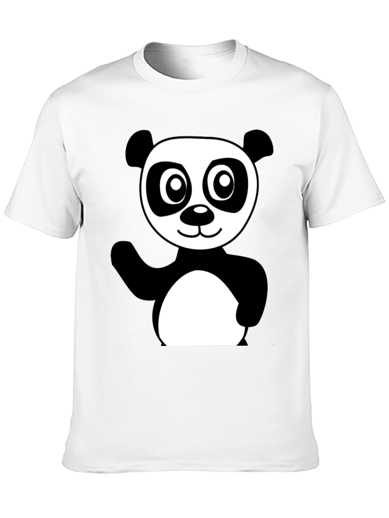 Black Panda Graphic T-Shirt