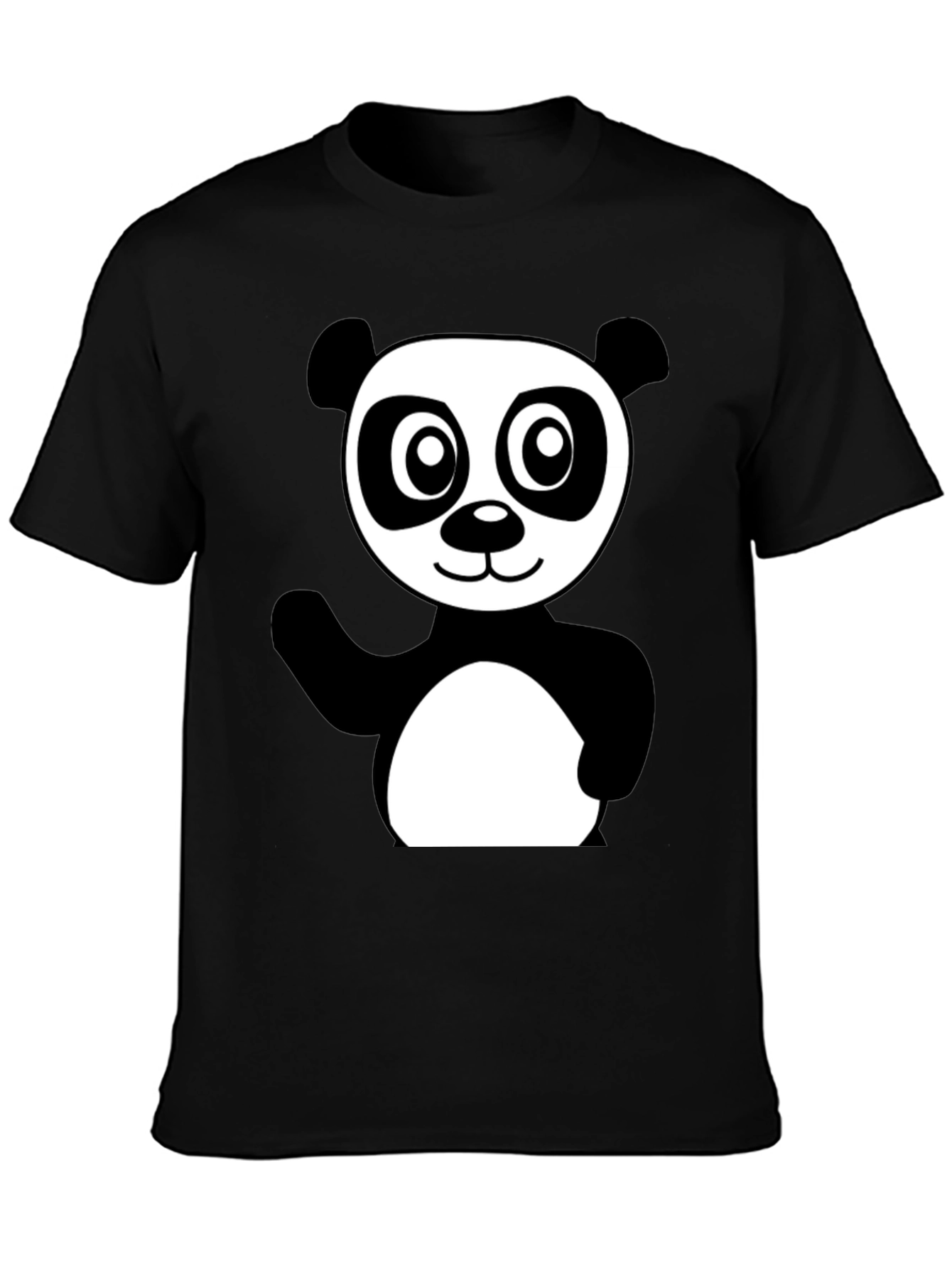 Black Panda Graphic T-Shirt