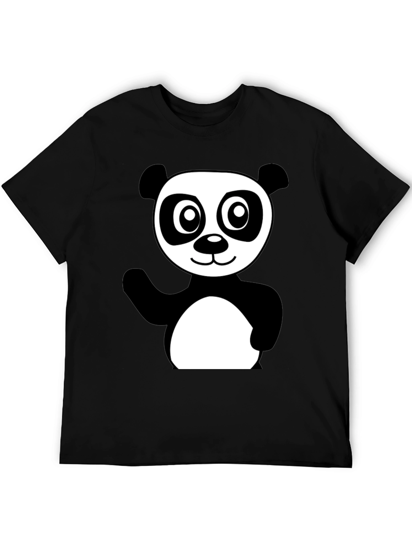 Black Panda Graphic T-Shirt