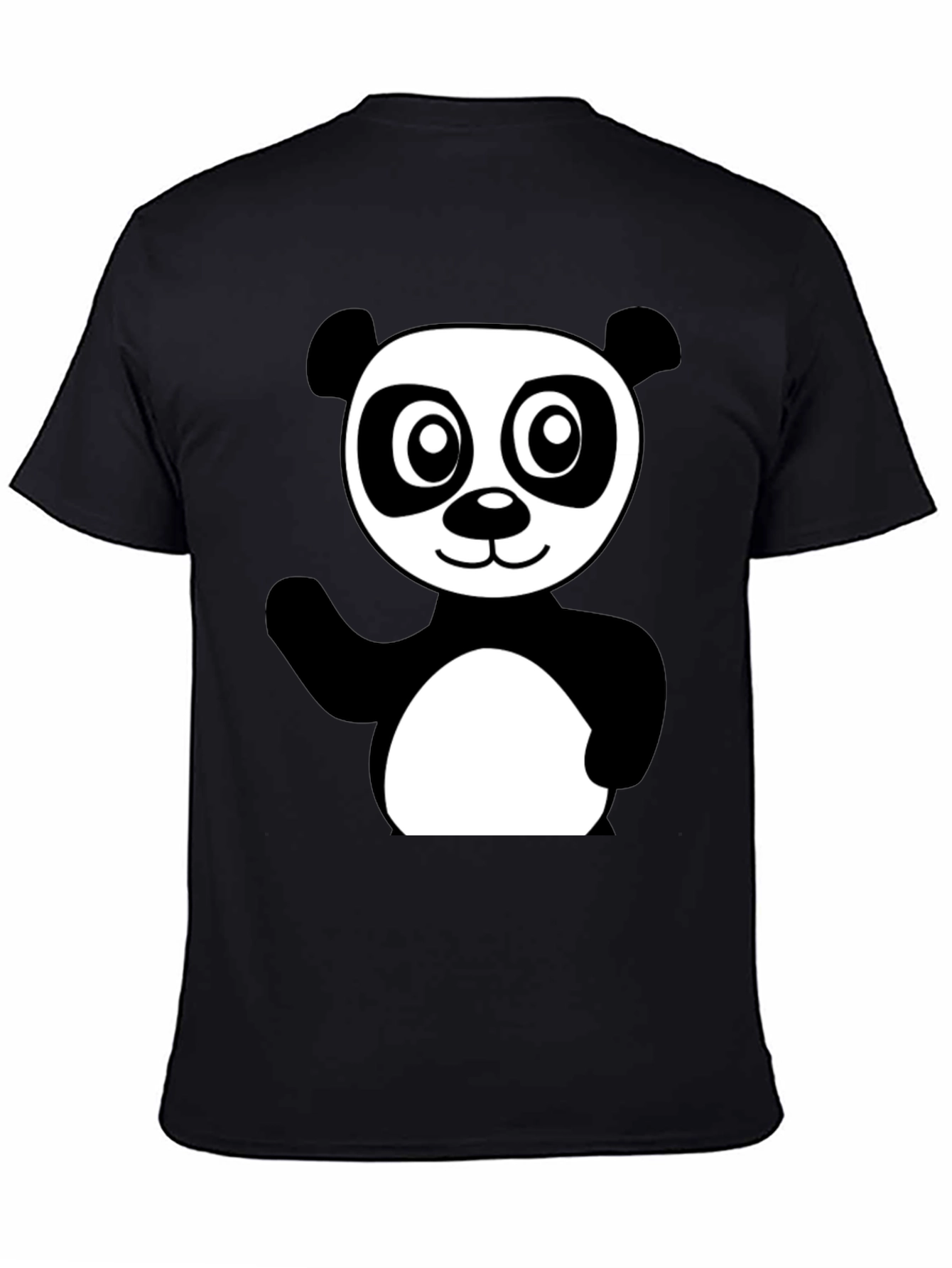 Black Panda Graphic T-Shirt
