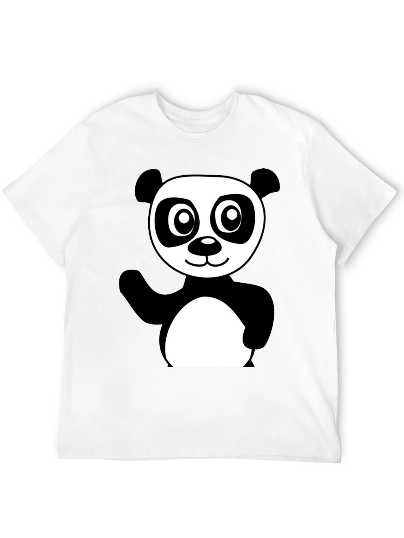 Black Panda Graphic T-Shirt