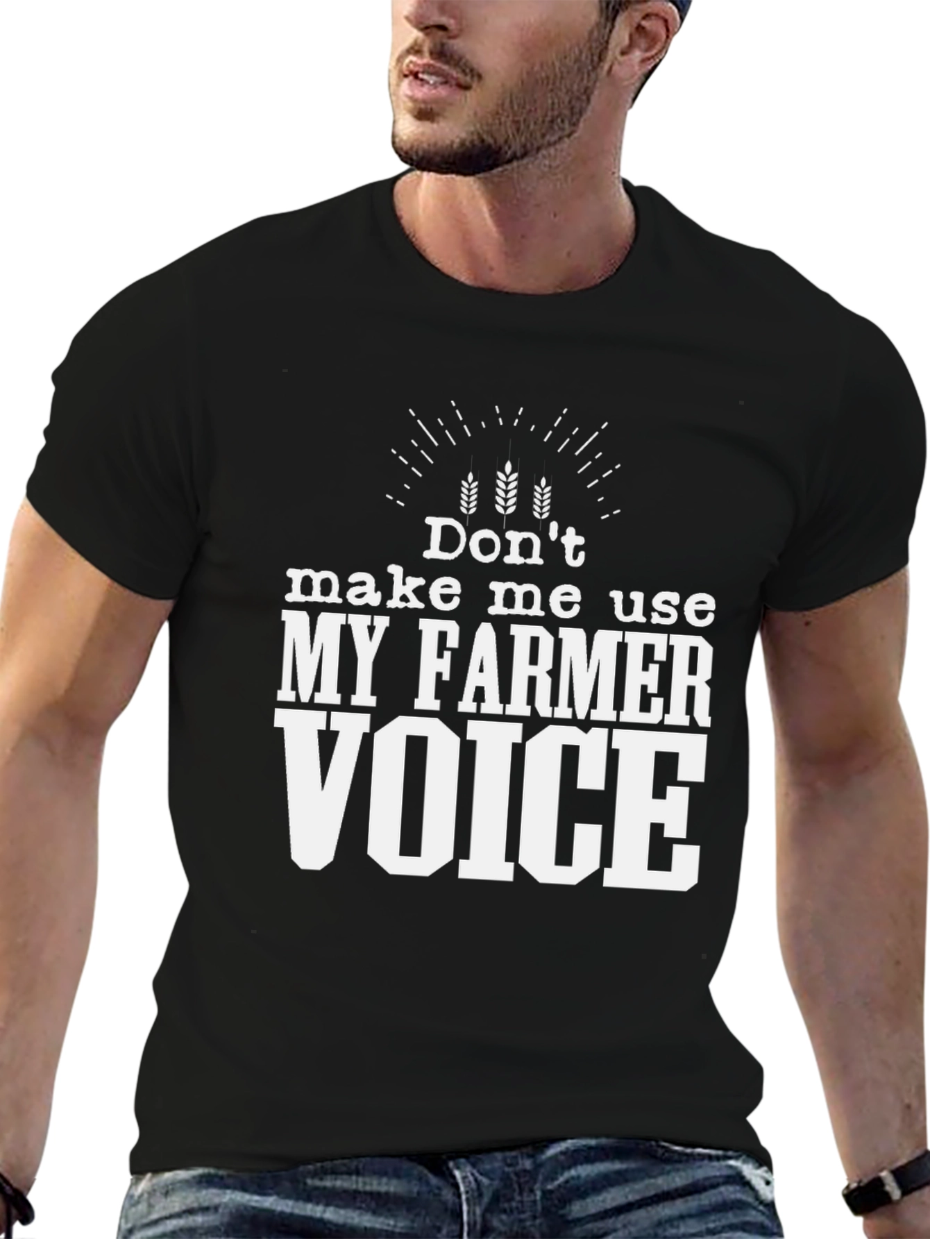 Funny Farmer Voice T-Shirt - Unisex