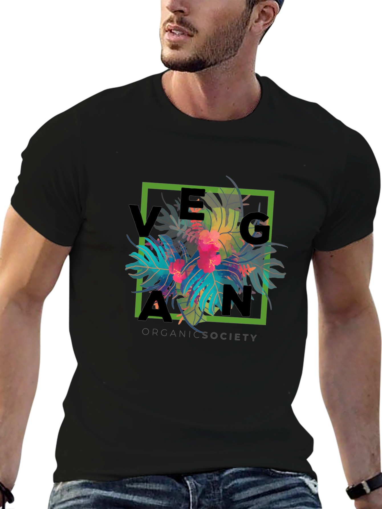 Vegan Organic Society Graphic T-Shirt
