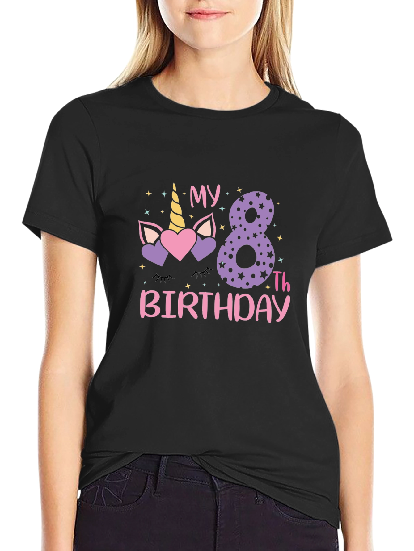 8th Birthday Unicorn T-Shirt