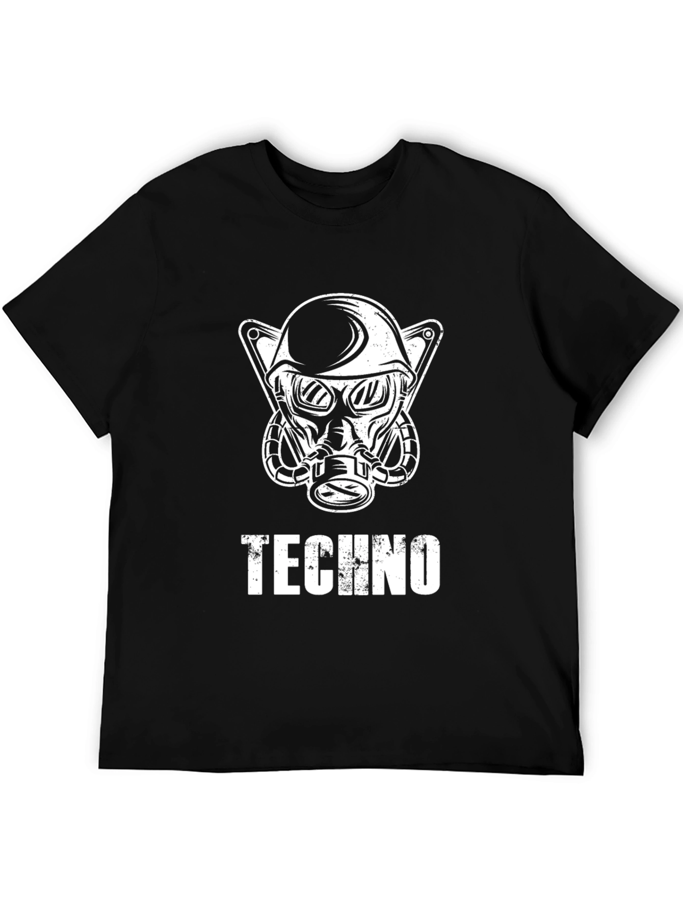 Techno Soldier Graphic T-Shirt - Cool Design!
