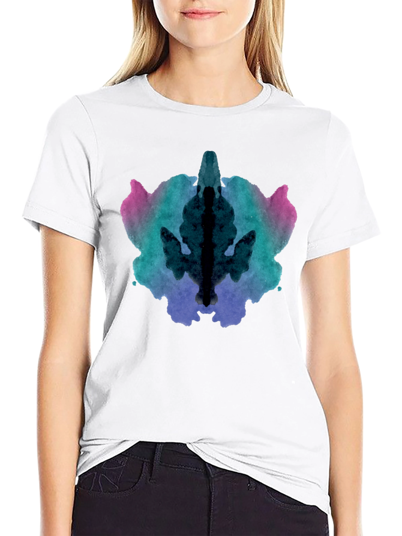 Rorschach Ink Blot Graphic T-Shirt