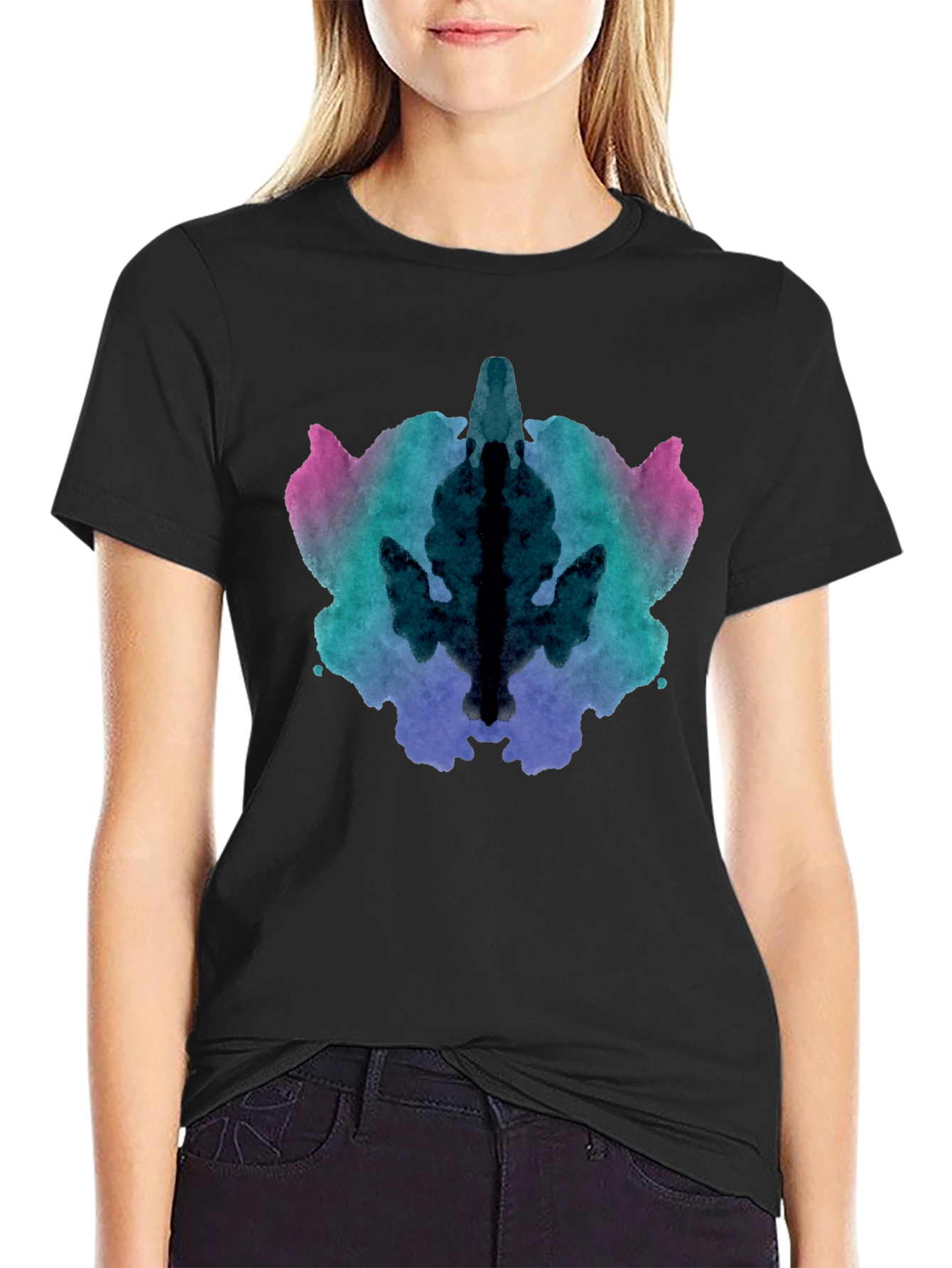 Rorschach Ink Blot Graphic T-Shirt