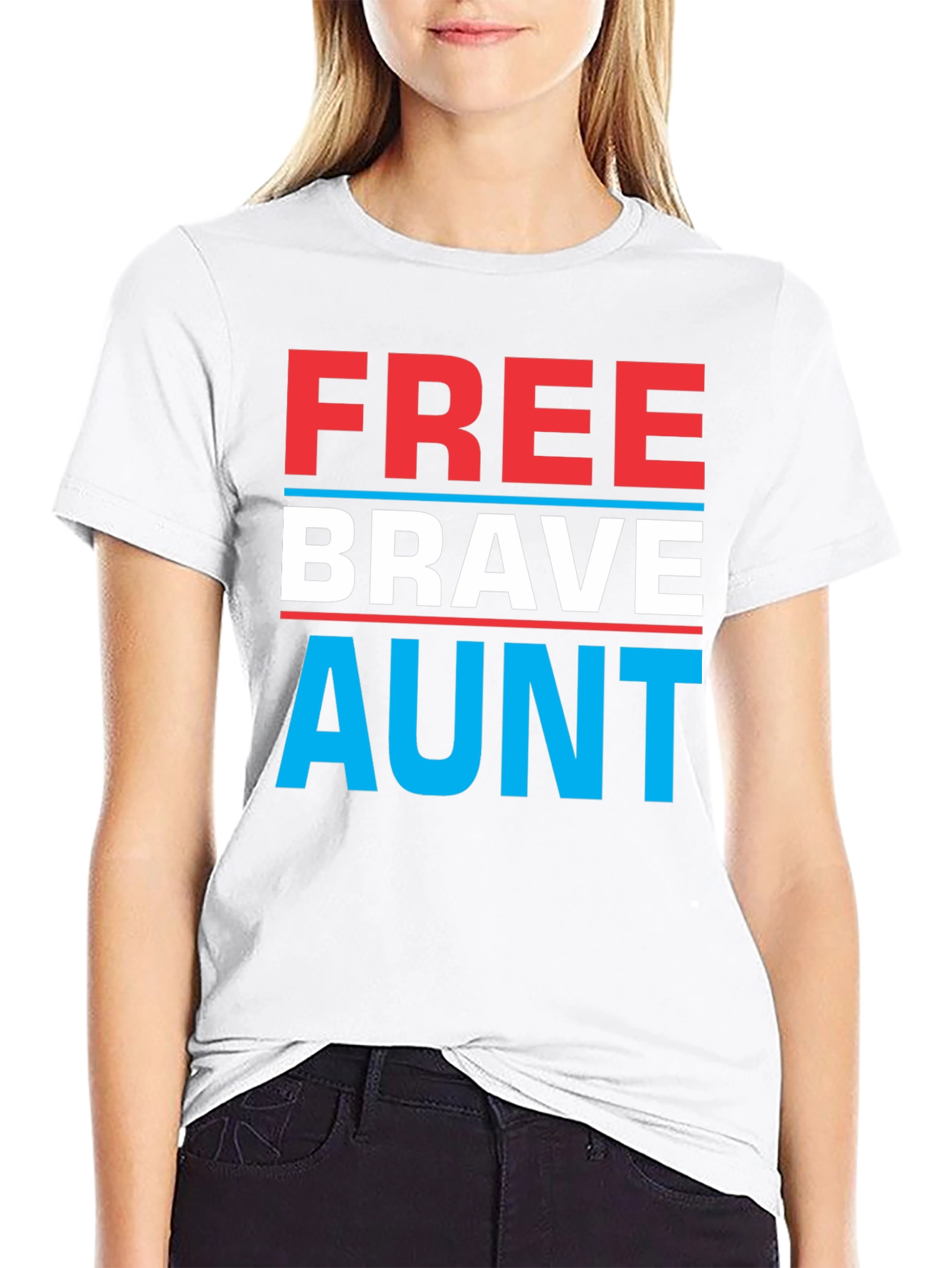 Free Brave Aunt Graphic Tee