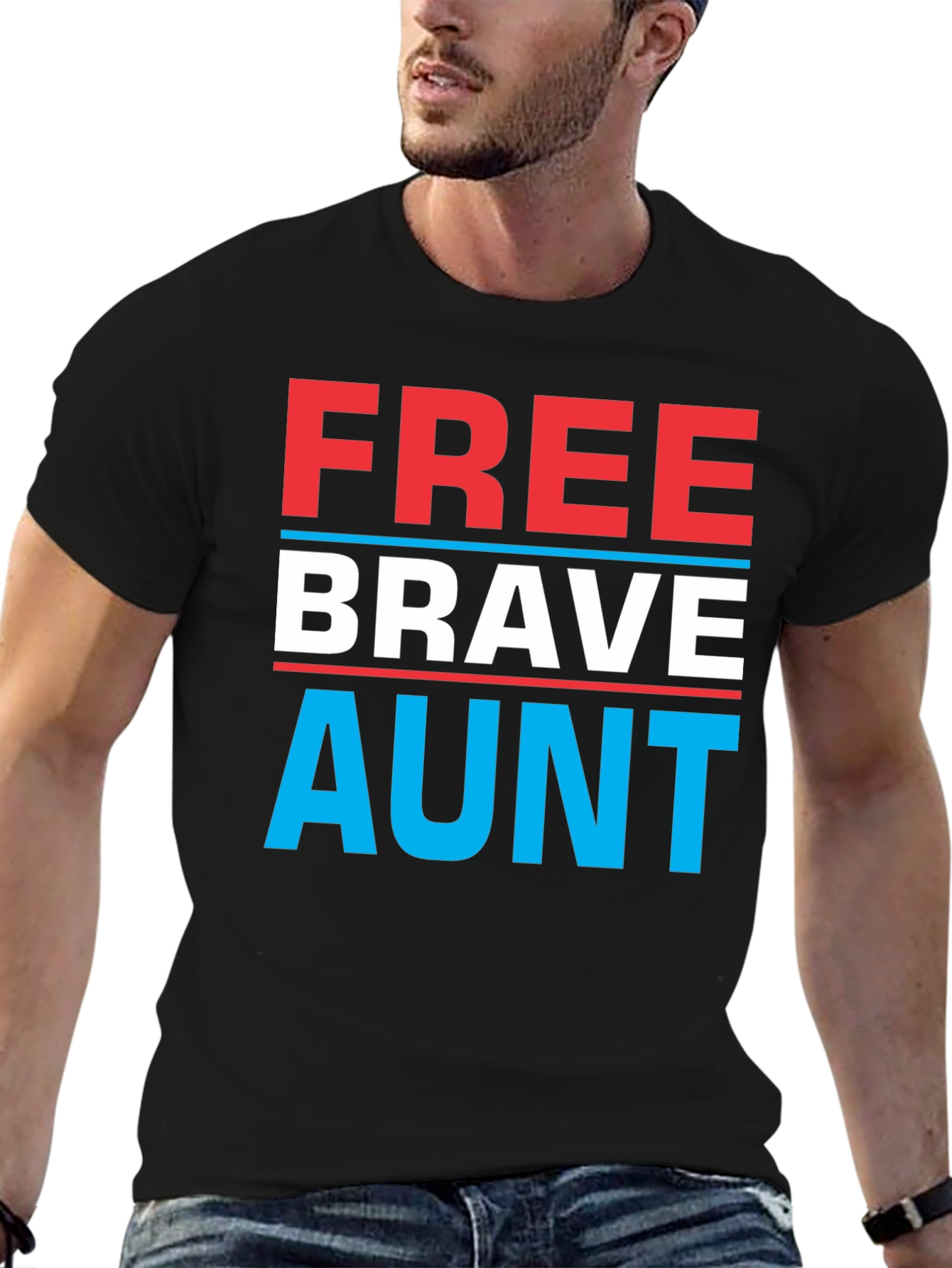 Free Brave Aunt Graphic Tee